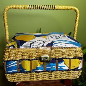 Vintage Sears Sewing Basket